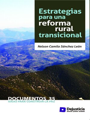 cover image of Estrategias para una reforma rural transicional